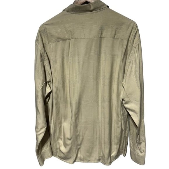 Tommy Bahama Beige Silk Shirt Size XL - Picture 2 of 8